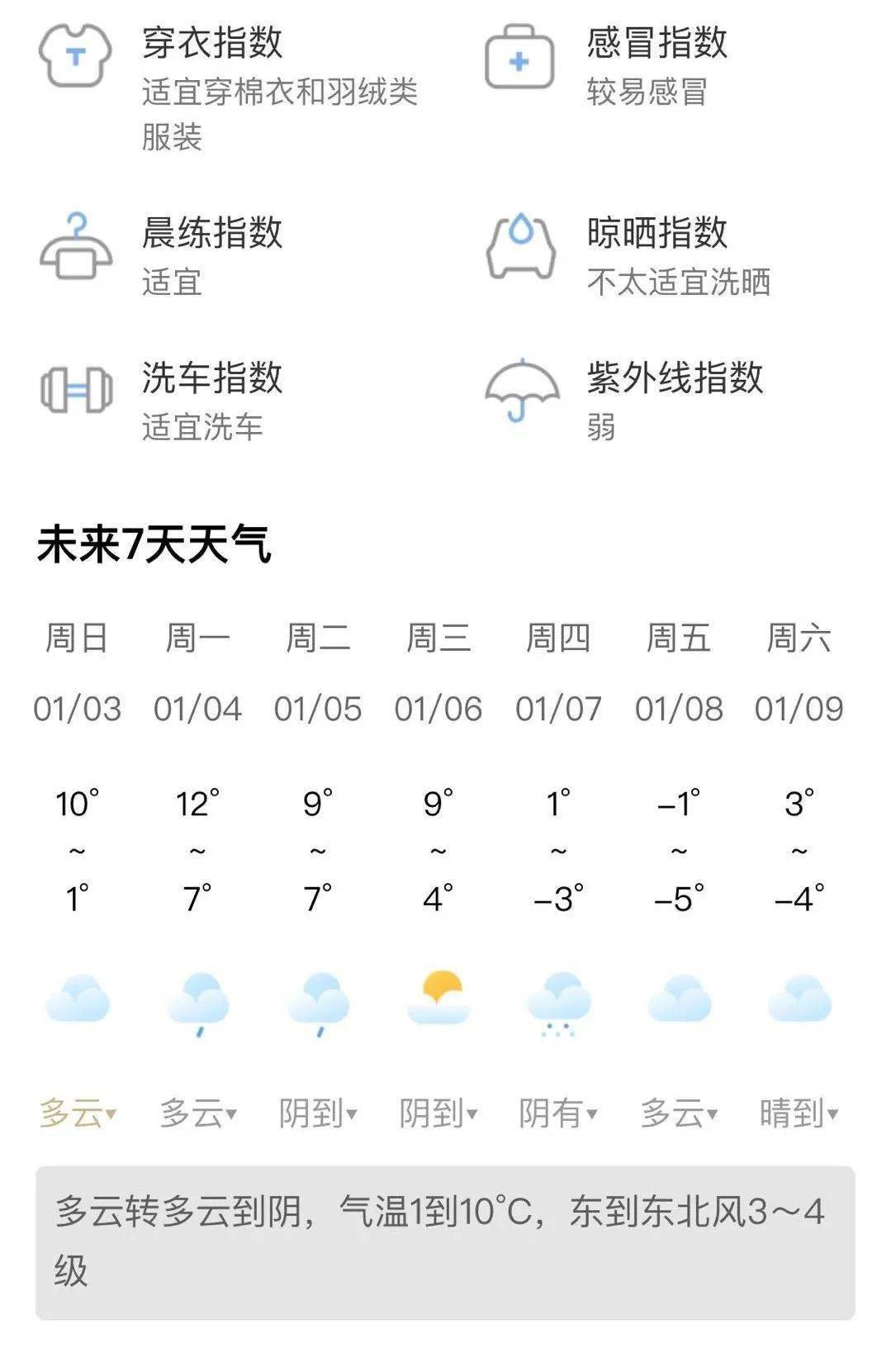 免费订阅天气预报短信