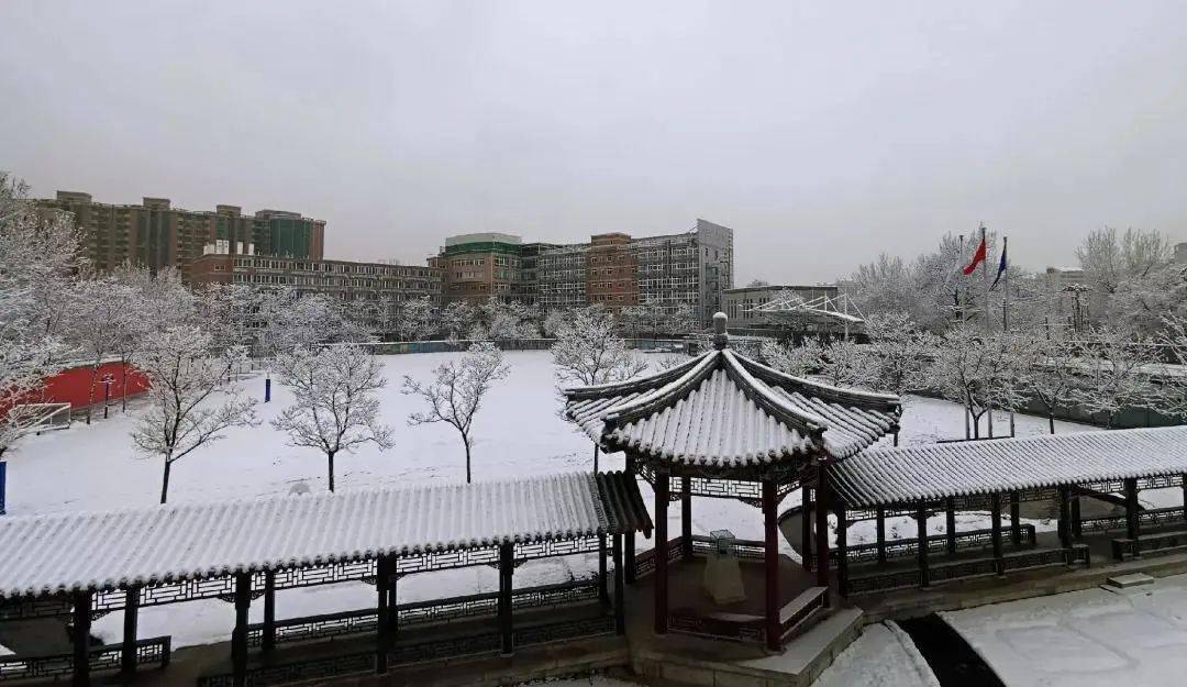 北京中學雪景美圖終於來了!投票繼續,誰能當選最美雪景校園?