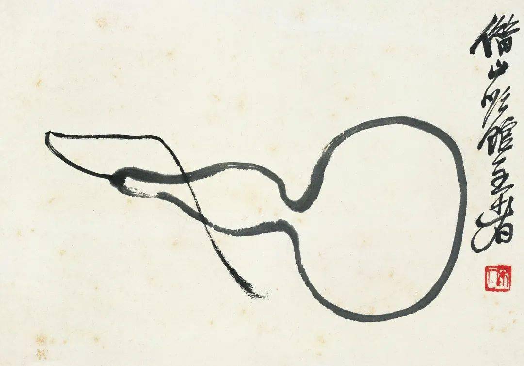齐白石 葫芦(《小品册页》之六) 22×31.5cm