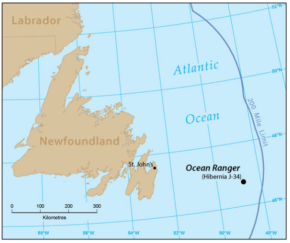 oceanranger半潛鑽井平臺沉沒事件1982年