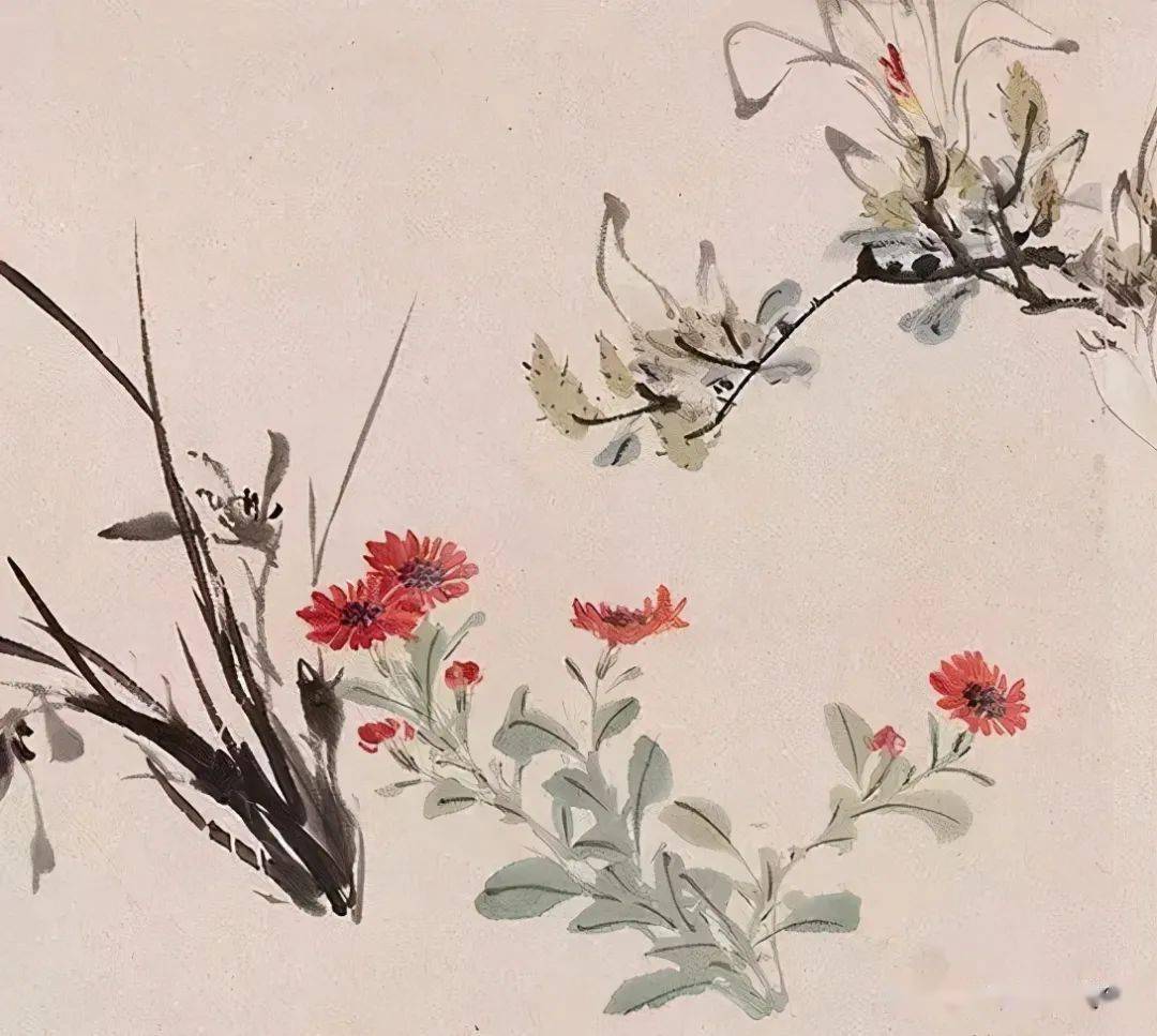 小写意花鸟画百卉图画了70余种花卉