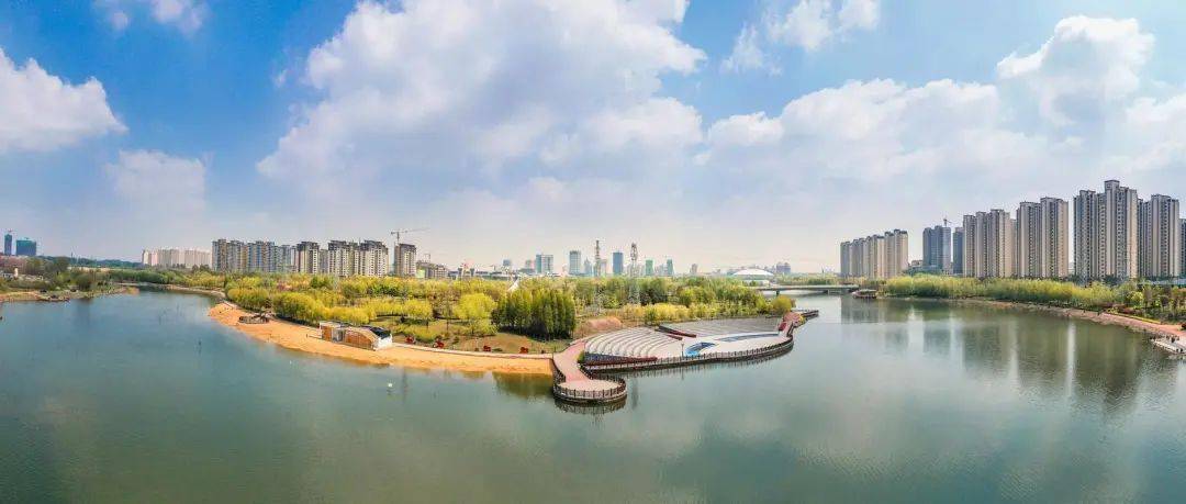 新郑双洎河湿地公园图片