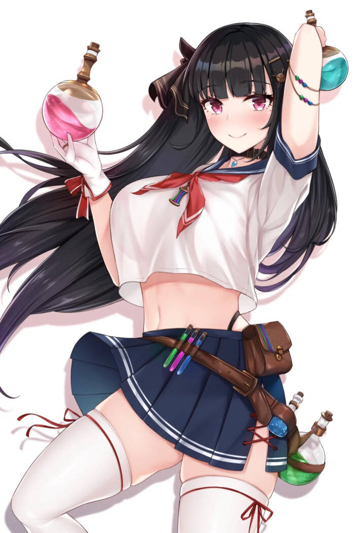 我站在这个洒满阳光雨后初晴的世界里jk少女壁纸