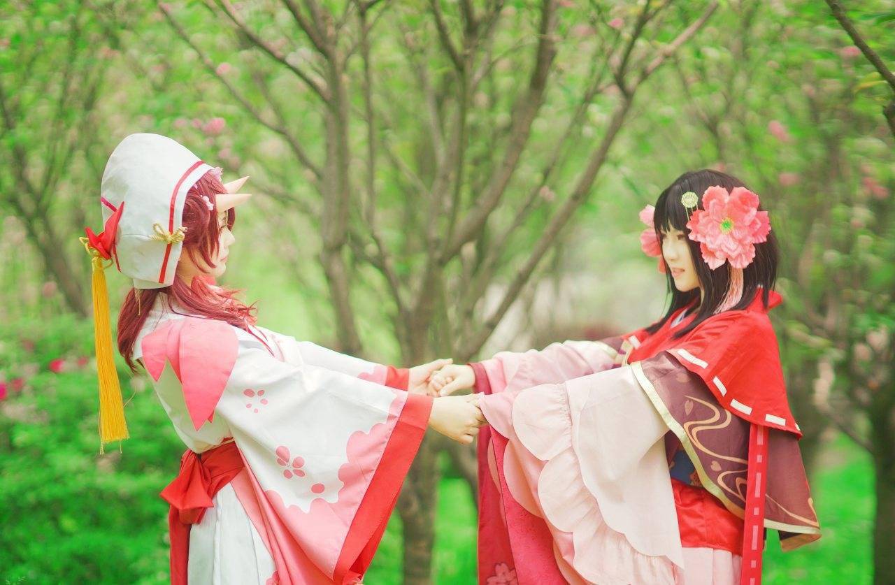阴阳师樱与桃cosplay剧情cp向