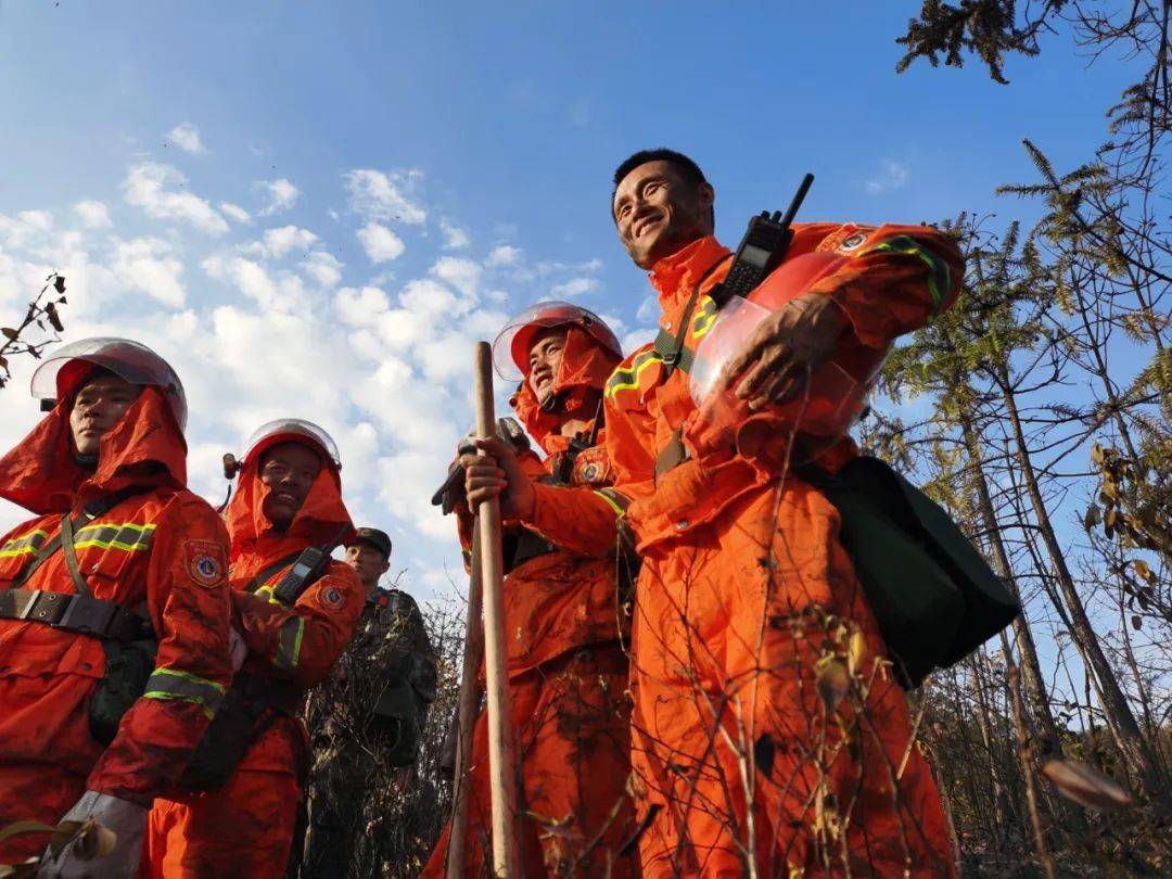 突发!武警官兵奋战4小时成功扑灭山火