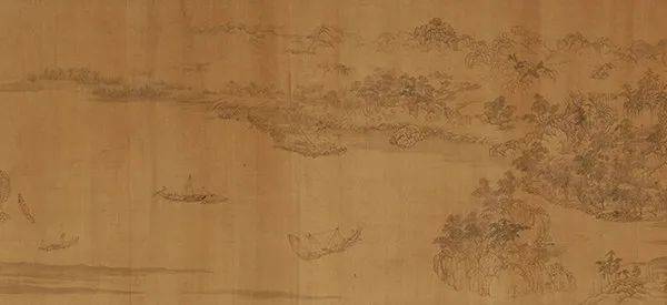 《江山胜览图》中纪实的瓯江两岸风情这是元代温州画家王振鹏在其传世