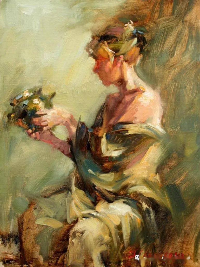 大众艺术网她一生都在做手工最爱是油画加拿大印象派写生女画家绘画