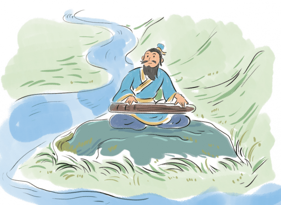 阅读小贴士爸爸妈妈可以和孩子一起思考:为什么俞伯牙会感激钟子期呢?