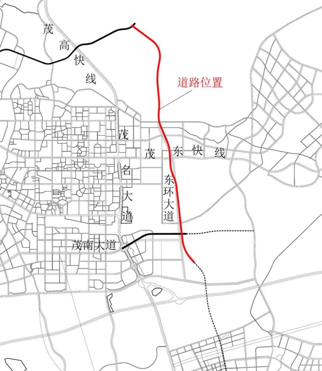 茂东片区发展不断,东环大道位置或该东移?你怎么看?