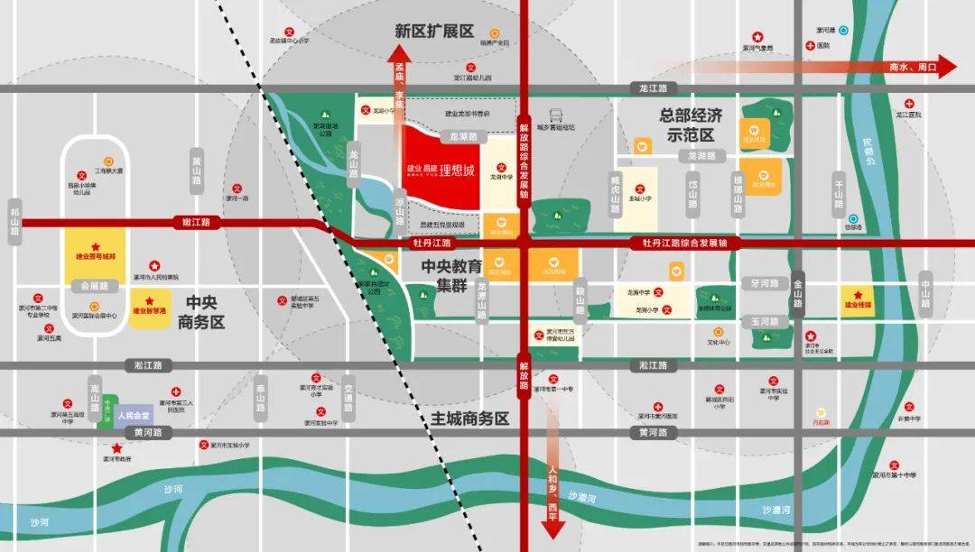 北临329国道可至孟庙,李集,东至商水,周口,西至107国道,南侧牡丹江路
