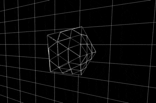 虽然无法直接变换四维立方体,但是可以通过拖拽四维魔方的三维投影来