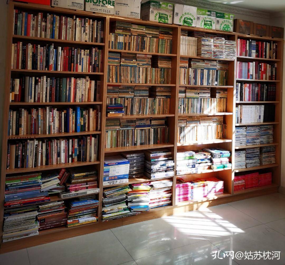 我的家庭图书馆:每每巡视书屋,颇有大将军巡视列兵之感
