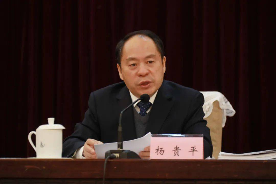 省工业和信息化厅党组书记,厅长杨贵平作全省工业和信息化工作报告.