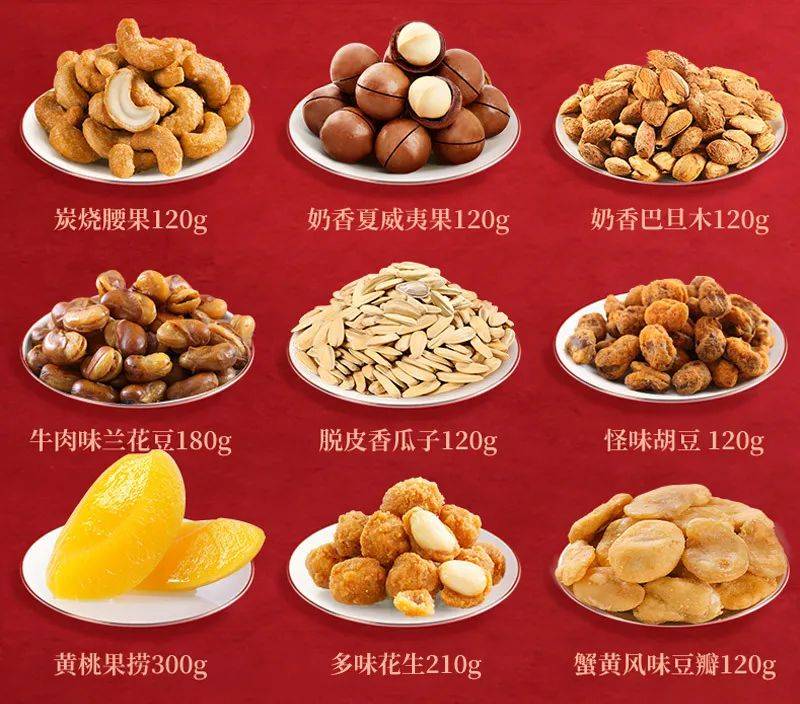 年货零食清单来了60款任选最低269元