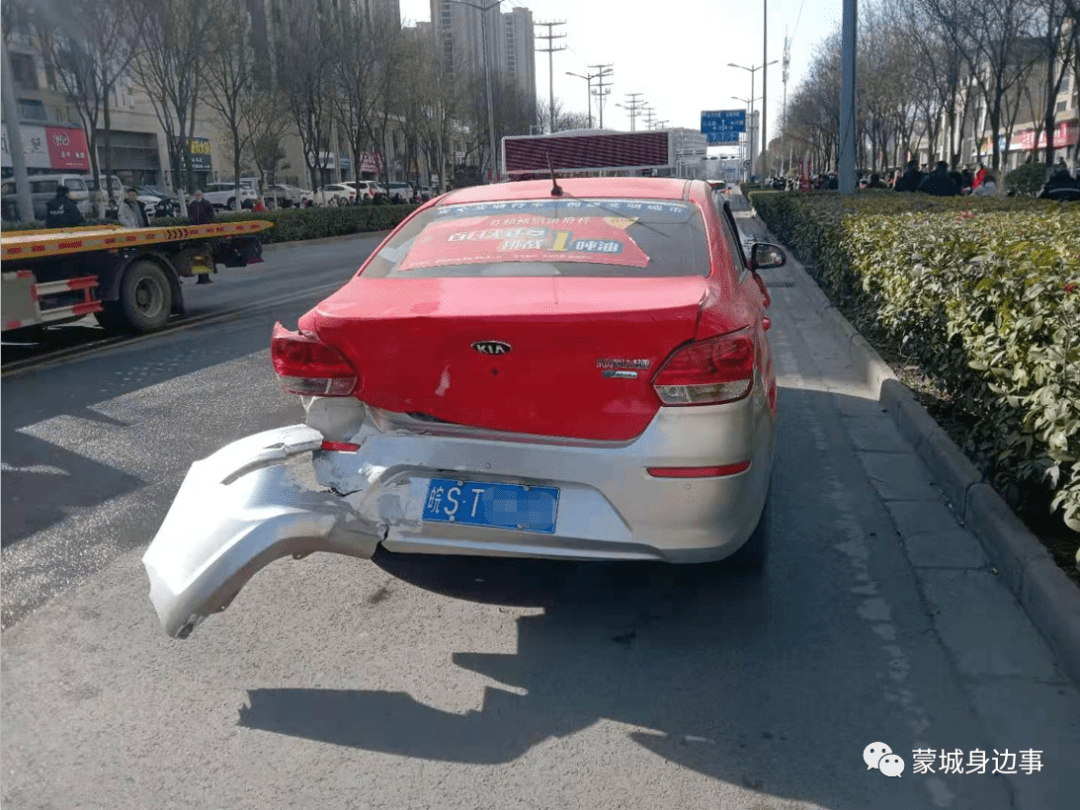 蒙城:城南接连发生两起交通事故,现场