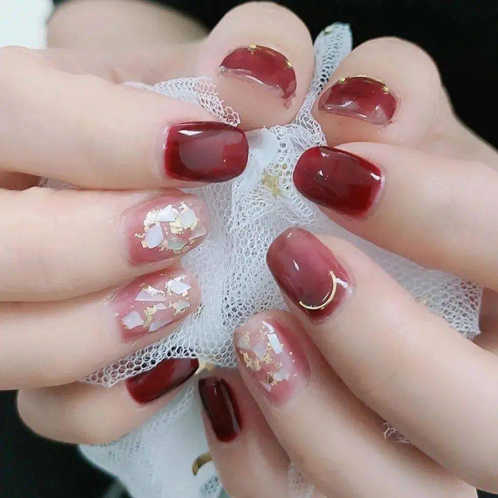 适合过年的80款红色系美甲旺运又喜庆