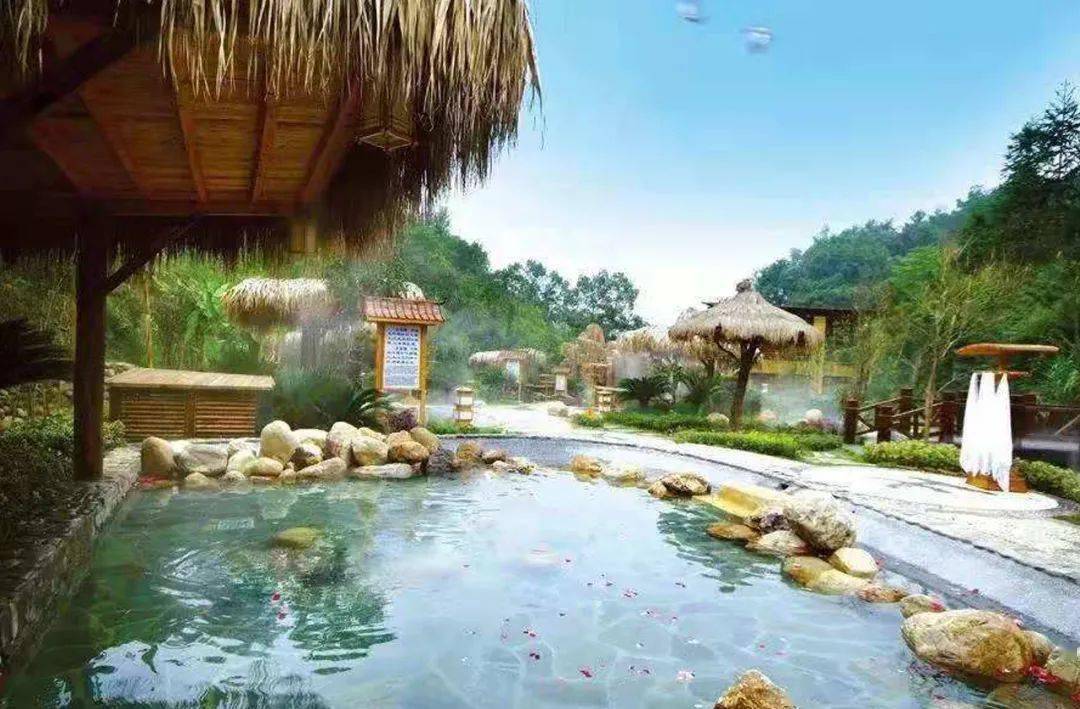 宜春明月山天沐温泉度假区,养生温泉行在美丽的明月山脚下的温汤镇