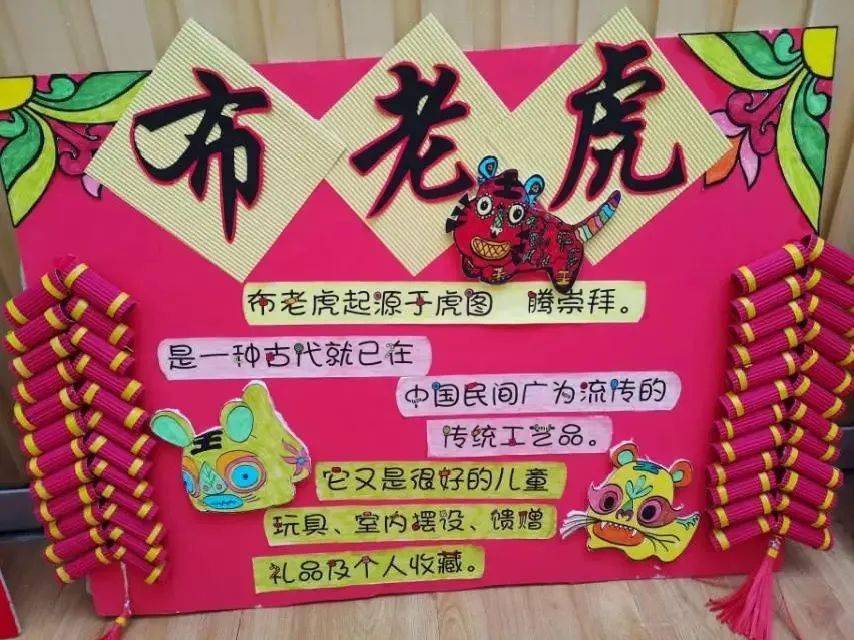 幼儿园福字展板图片