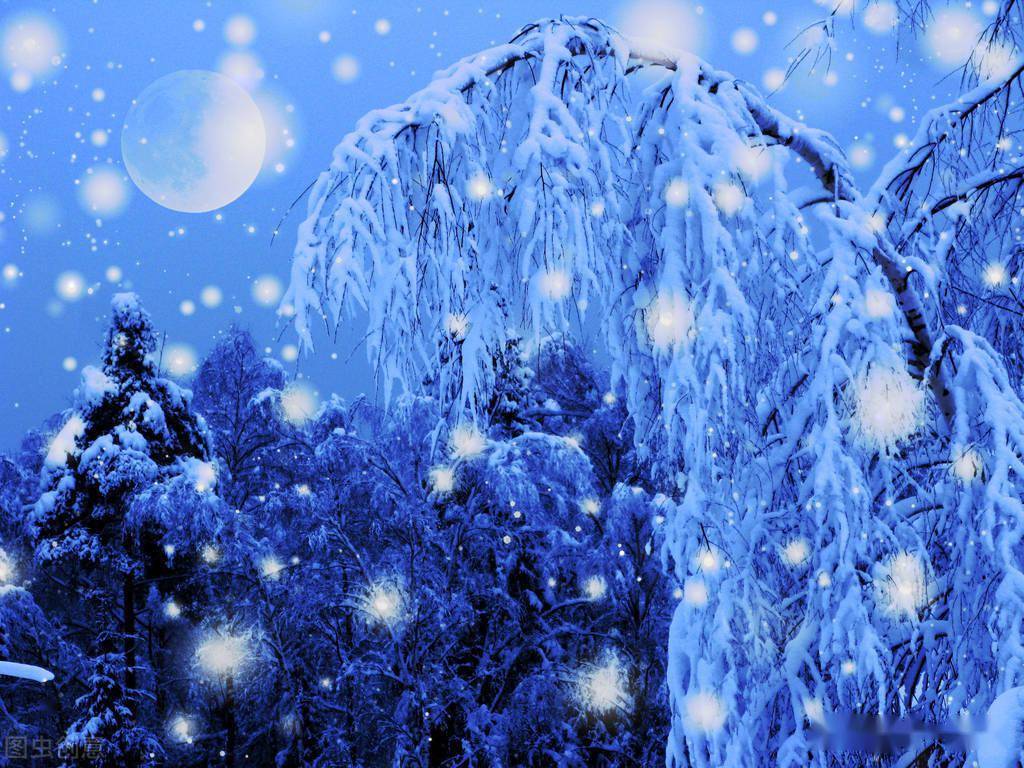 上联:雪月交光夜;求下联