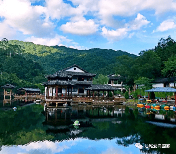 養生之旅揭西京明長城黃滿寨瀑布普寧盤龍灣溫泉一天遊