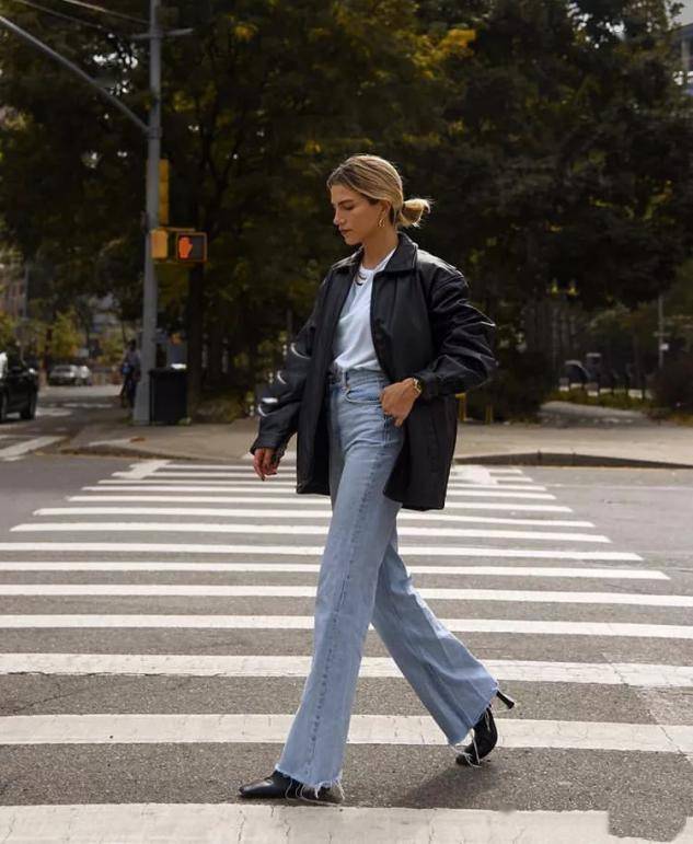 腿粗,梨形身材,冬天搭配牛仔裤如何穿得显瘦又好看?