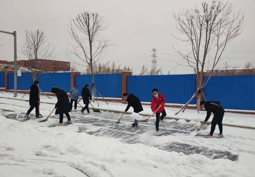 冬季扫雪志愿活动走出门扫雪去