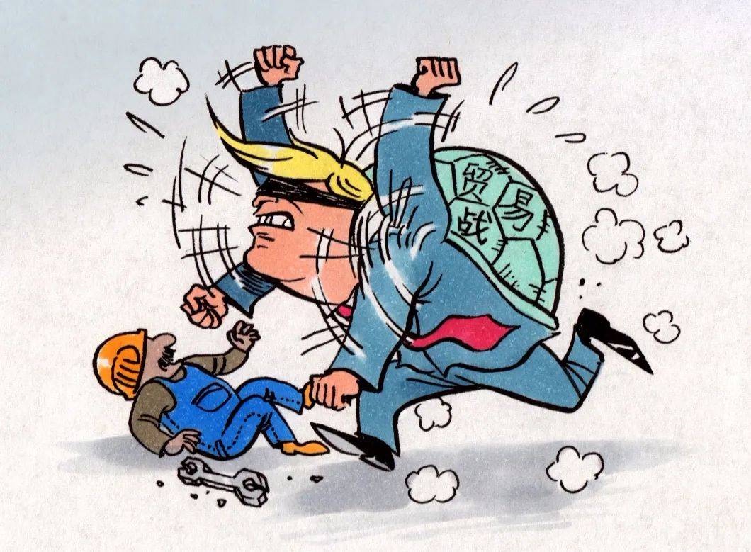 特朗普这四年,在我们107张很好笑的原创漫画中_美国