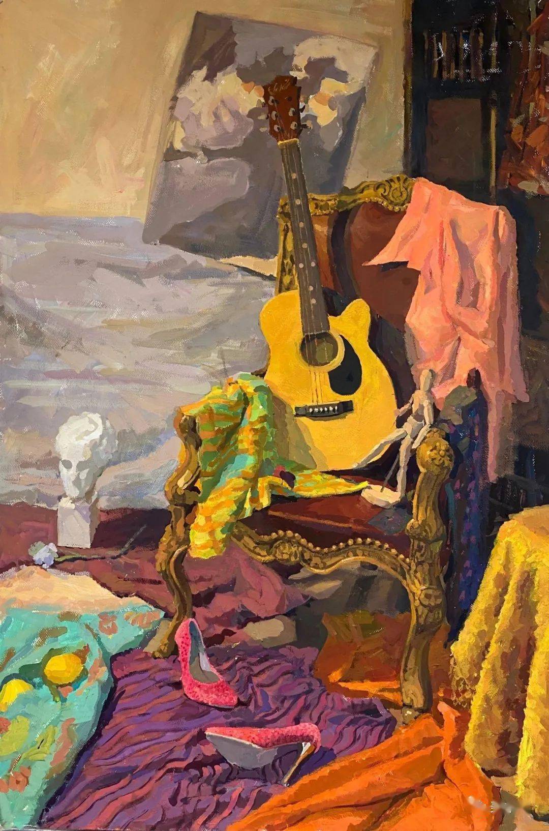 央美附中色彩新作流出形色并存太秀了