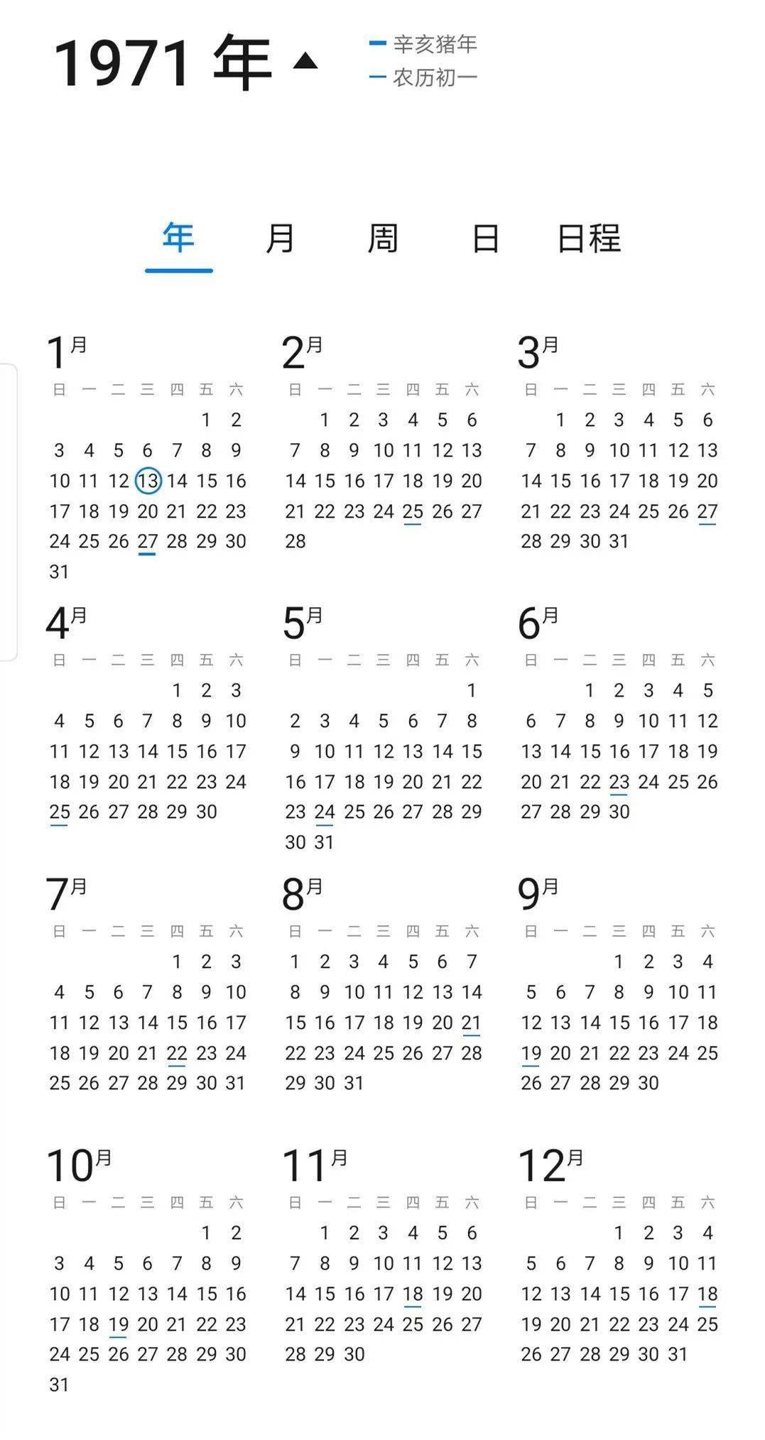 1971年和2021年的日历完全一样,真相来了