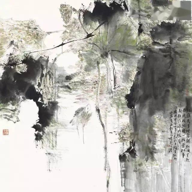 欣赏他的花鸟画,给人以雾里看花的神秘_陈志才