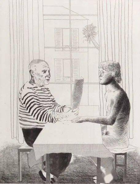 大卫·霍克尼肖像:年华已逝,好奇心依旧_毕加索