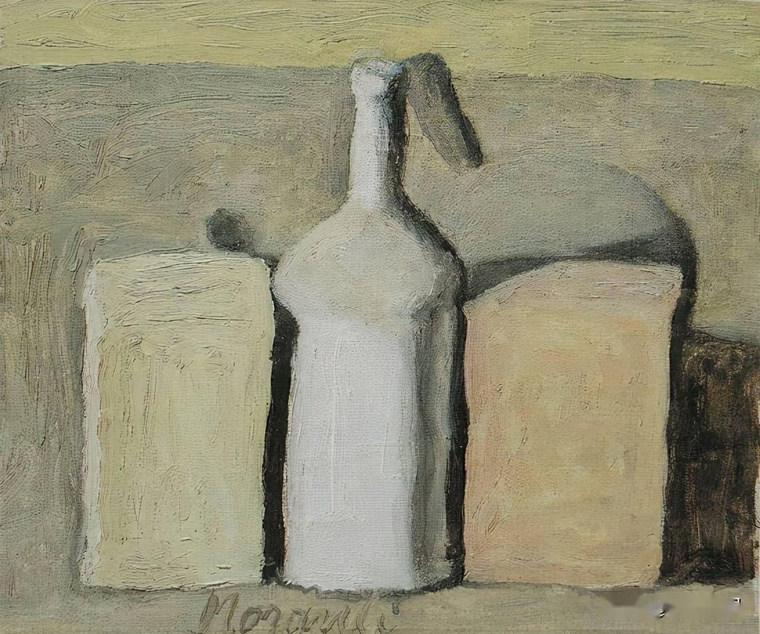 意大利著名画家乔治莫兰迪静物油画作品欣赏
