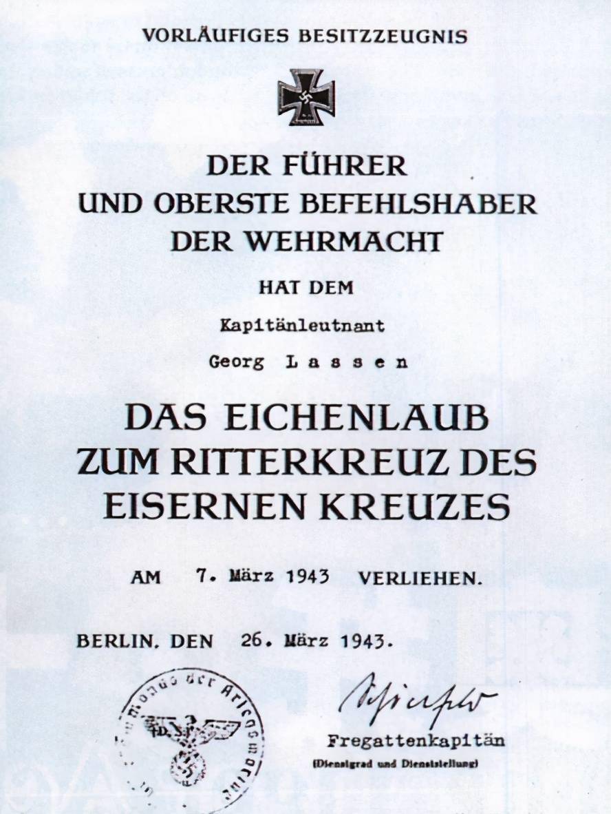 纳粹德国骑士十字勋章之——橡叶饰