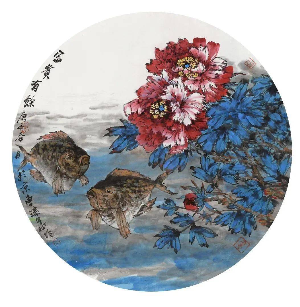 他的作品有一种放手淋漓的苍润之气