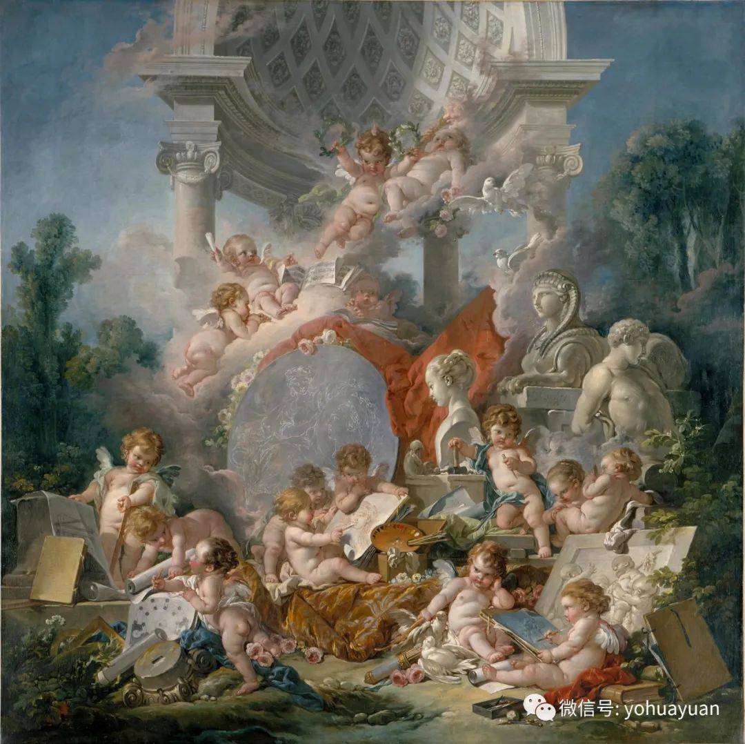 油画大师——布歇绘画欣赏(80张高清图)