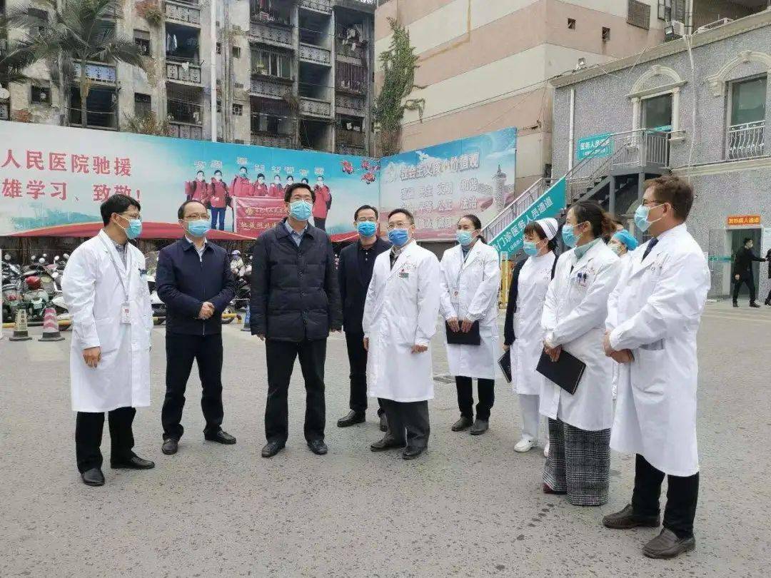 百色市人民政府副市长彭斌到市卫健委调研指导工作