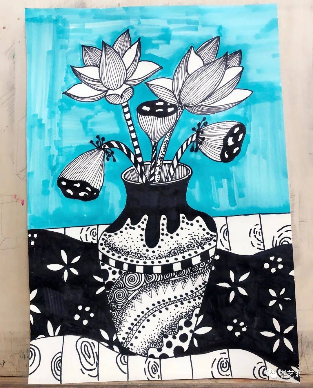 线描素材 | 这么好看的线描画,不收藏太可惜了~_装饰