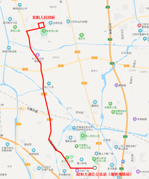 656路公交车路线图图片