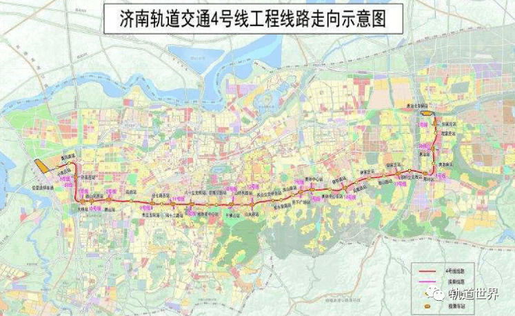 济南brt4号线线路图图片