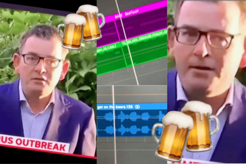 网上流传的关于维州州长的表情包andrews于昨天在推特上风趣的回应道