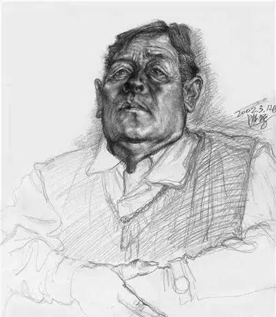 用造型说真话王晓辉素描作品