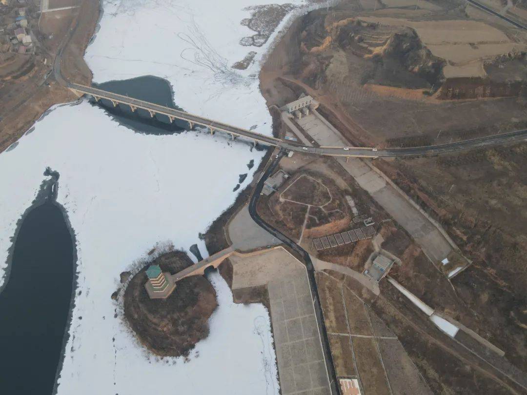 榆次田家湾水库上空拍到的真实画面!