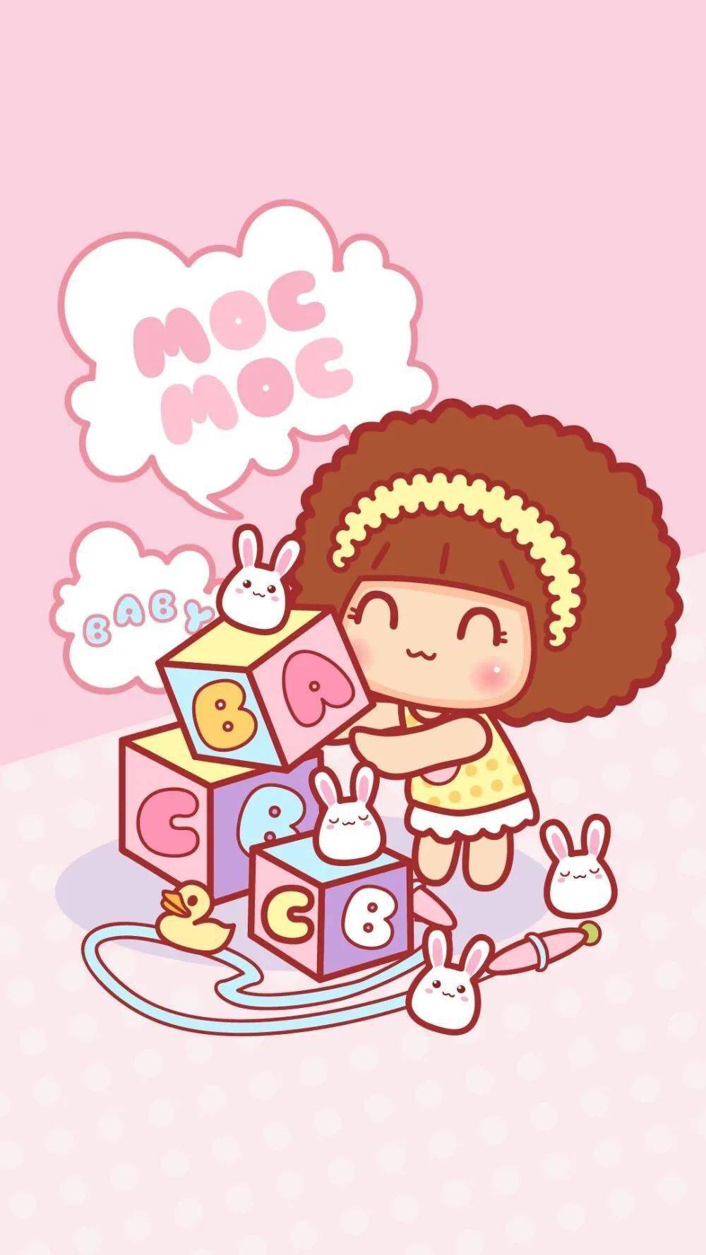 【手机壁纸】摩丝女孩