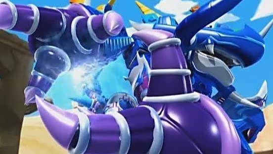 猪猪侠超人强的蓝雷机甲竟然使用出龟派气功