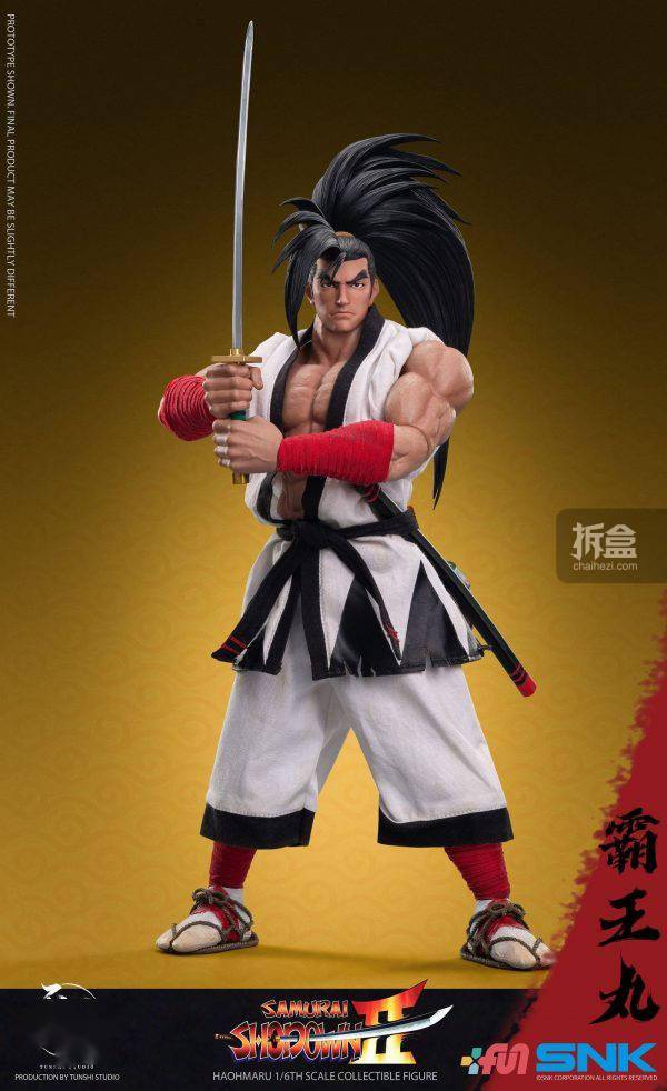 吞时工作室snk真侍魂霸王丸地狱变霸王丸16可动人偶