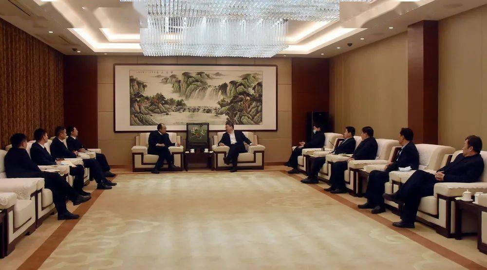 刘孝孔会见郑煤机集团客人