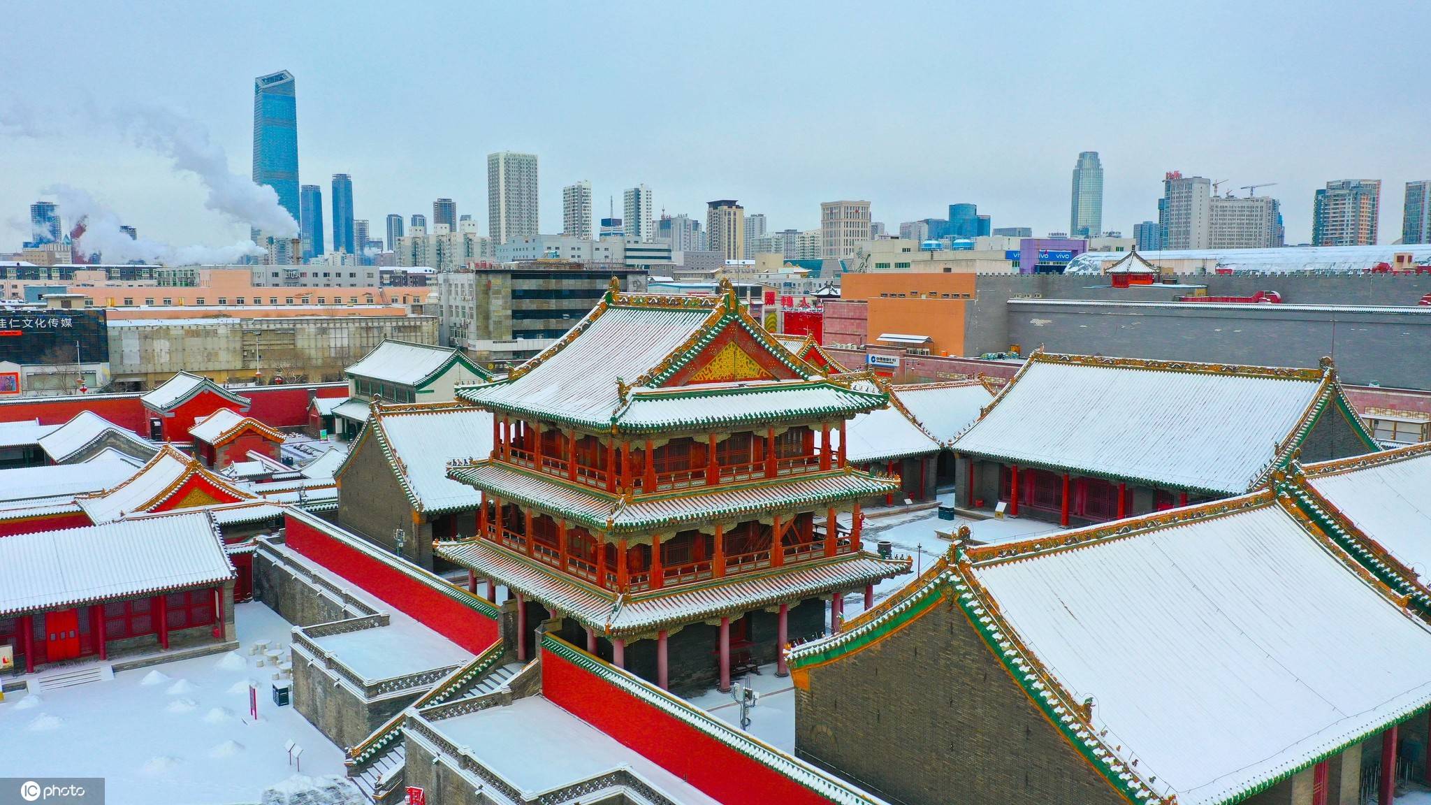 沈阳故宫迎大雪400年皇城银装素美如画