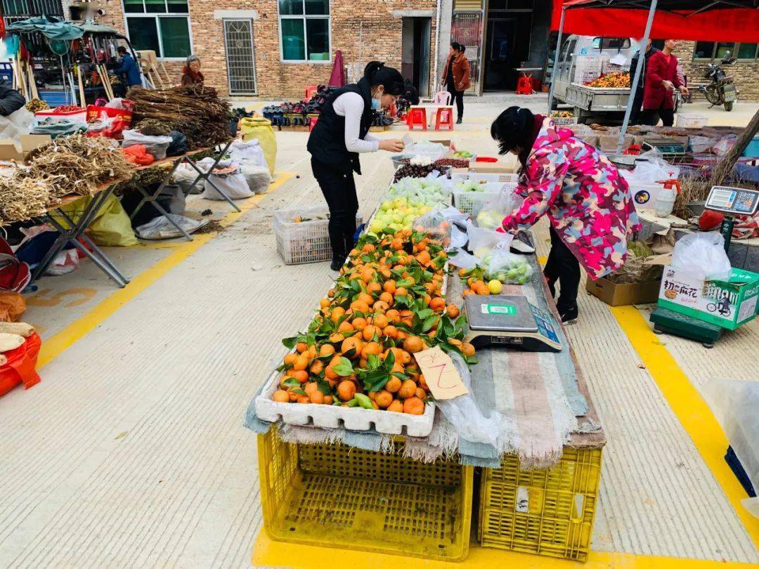 告别马路集市岩前上坊农贸市场开市啦