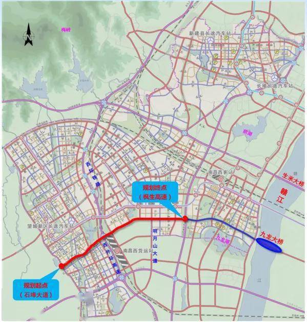 2021年1月26日,《抚州大街西延工程(石埠大道~枫生高速)交通详细规划
