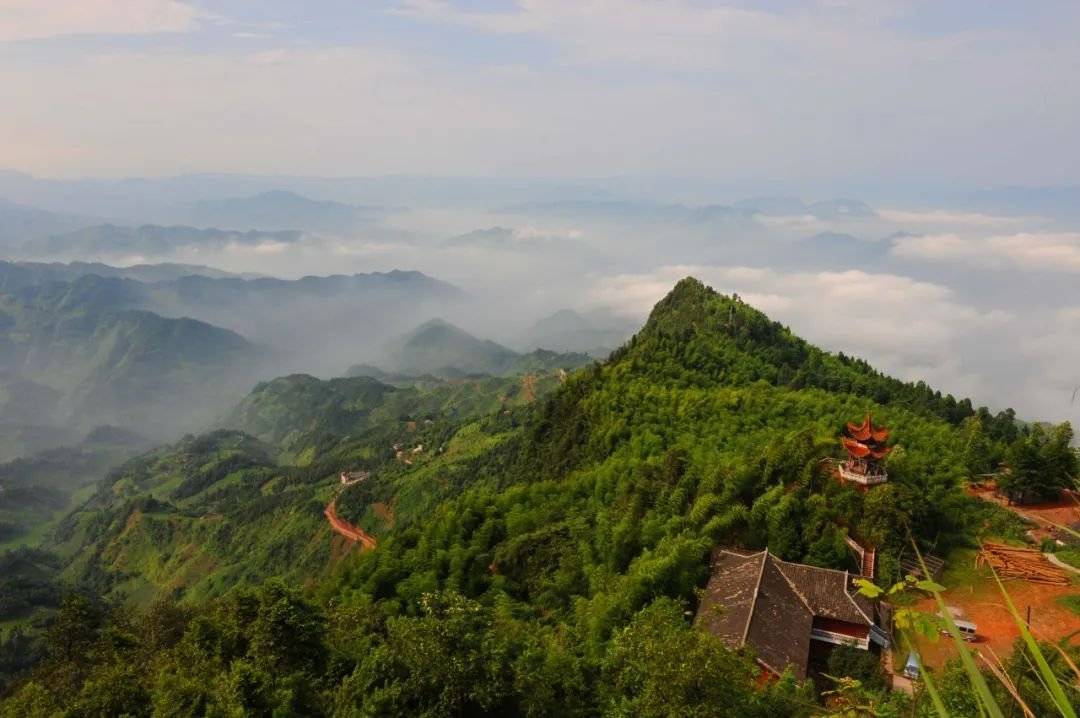 敘永丹山雲海據瞭解敘威高速公路分水互通將連接敘永縣羅漢林攣遊